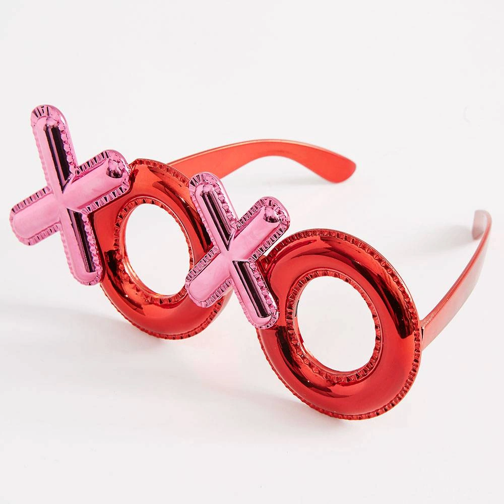 Kırmızı Renk Xoxo Yazılı Parti Gözlüğü 17x7 Cm - Elwm-389603 18