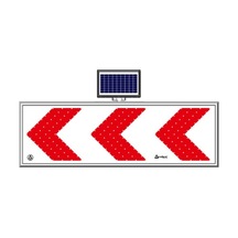 SOLAR LED'Lİ YOL BAKIM LEVHASI(50x150cm)