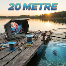20 Metre Sualtı Balık Tutma Kamerası Çok Renkli