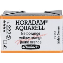 Schmincke : Horadam Aquarell Artist Sulu Boya : Tam Tablet : Seri 2 222 Yellow Orange