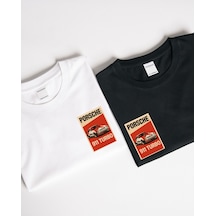 Thanos Tasarımlı Baskılı T-shirt Beyaz