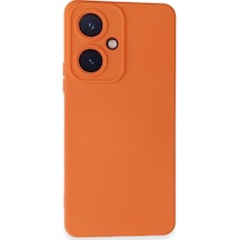 Vivo Y27 Uyumlu Kılıf Nano İçi Kadife Silikon - Turuncu