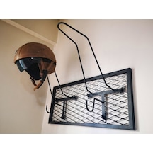 Motorcu Kask Askısı, Metal Kask Askısı Se-x2 Iron X2v1