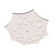 Motifpiyer Lamba Tavan Göbeği 11-8gen-egri-56cm-2 Adet