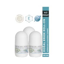 3 Lü Fırsat Paketi Doğal Roll On Deodorant Erkek Beyazlatıcı Etki, Ter Kokusu Önleyici, Alkolsüz, Vegan, Leke Bırakmaz