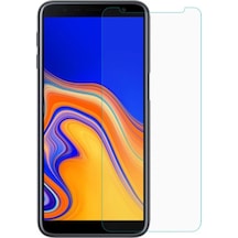 Samsung Uyumlu Galaxy J4 Plus (3 Adet) Kırılmaz Ekran Koruyucu Temperli Cam