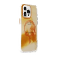 Joko Apple Uyumlu iPhone 15 Pro Max Uyumlu Phantom Magsafe Kapak - Gold