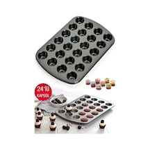 Teflon Muffin Kalıbı Kek Kalıbı 24 Lü