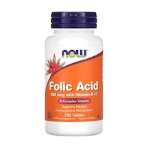 Now Foods, Folic Acid, 800 Mcg, 250 Tablet