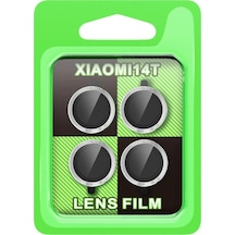 Xiaomi Mi 14t Raze Metal Kamera Lens - Gümüş Renkli