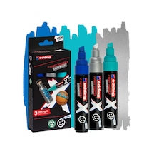 Edding 6900 X Multi Marker 2-10mm Kesik Uç 3'lü Set - Ocean / 4-6