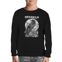 Stone Sour - Crow Siyah Çocuk Sweatshirt