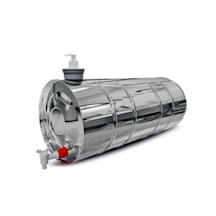 Krom Su Tankı 35lt Tır Dorse Karavan Tekne Outdoor Su Tankı Bağlantıları Hariç