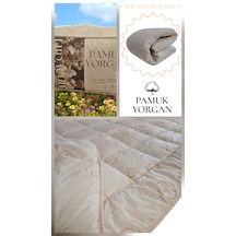 Günaydın Pamuk Yorgan , Pamuk Kumaş Yıkanabilir Doğal , 1.kalite , Lüx ,tek Beyaz
