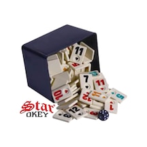 Star Kutulu Okey Taşı Yedek Okey Taşı Taşları Melamin