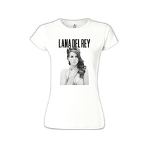 Lana Del Rey Beyaz Kadın Tshirt 001