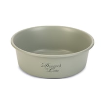 Beeztees Dbl Köpek Mama Su Kabı, Mat Gri Paslanmaz Çelik, 16cm, 940ml