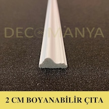 Decomanya Boyanabilir Duvar Çıtası 2 Cm Poliüretan Duvar Çıtası (442499047)