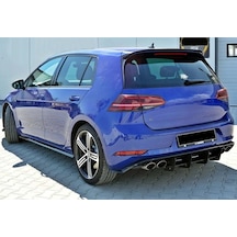Vw Golf 7,5 R Tampon Flap Flaplar Splitter Bıçak 2017-2019