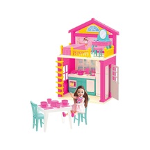 2 Katlı Evi Aktivite Oyun Seti Çok Renkli