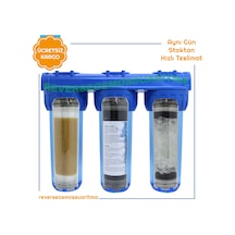 Bina ve Daire Girişi Su Arıtma Cihazı Silifoz + Gac Plus + Reçine