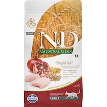 N&D Ancestral Tavuklu ve Narlı Tahıllı Yetişkin Kedi Maması 1500 G