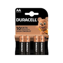 Duracell Alkalin Pil Aa 4'' Lü Paket