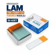 Lam - Tek Yüzey 1/3 Turuncu Rodajlı Lam 50 Adet