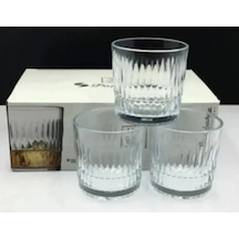Paşabahçe 520254 3lü Rain 300cc/10oz Viski Bardağı Şeffaf