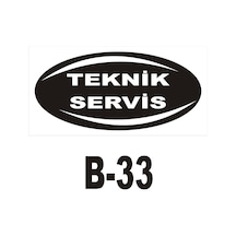 Pvc Dekota Uyarı - Ikaz Levhası Teknik Servis Yazılı (261326463)