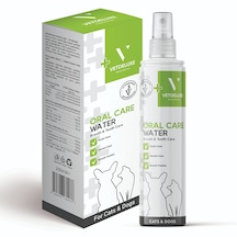 VETDELUXE Dental Water Kedi ve Köpekler İçin Ağız Bakım Suyu, Ağız Koku ve Tartar Giderici 200 ml