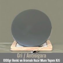 Tabsecret Candle 1kg Renkli-aromalı Mum Yapım Kiti Gri-antisigara