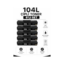 Samsung Uyumlu 104l Çipli Toner 6lı Set