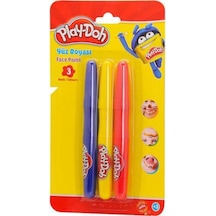 3 Renk Yüz Boyası Kırmızı