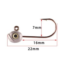 Hokkaido 4 Adet 1 Gram Jig Head,zoka