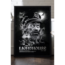 Lighthouse Siyah Ahşap Çerçeveli Poster, Film Duvar Tablosu