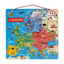 Janod Mıknatıslı Oyun - Avrupa Haritası