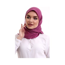 Kofra Desenli Baş Örtü - Fuşya