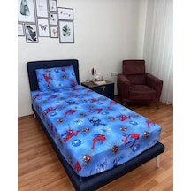 Tek Kişilik Lastikli Fitted Çarşaf Takımı Örümcek Adam