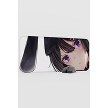 Bunny Girl Senpai Anime V5 - 70x30 Xl Gaming Kauçuk Kaymaz Taban Mouse Pad Fare Altlığı
