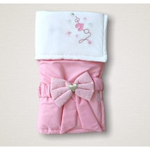 Bebek Kundağı Unisex Bebek Dış Kundak Battaniyesi 5 Amaçlı Hastane Çıkışı Hediyelik Mevsimlik Knd45196 Pembe