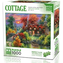 Ks Games 1000 Parça Göl Evinde Sonbahar Puzzle