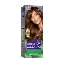 Hubrendy Tedarik Naturals Saç Boyası Koyu Kumral 6/0