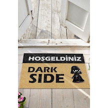 Tr Dark Side Kapı Önü Paspası Dekoratif Kapı Paspası Dış Mekân Paspas Ev İçi Paspası 45x70cm Diğer
