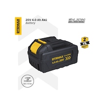 Rtrmax RTS5004 Smart-Lion 20V Akü Yedek Batarya 4.0 Ah