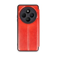 Uryport Xiaomi Redmi 14c Kılıf Flip Cover - Kırmızı