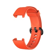 Xiaomi Redmi Watch Mi Watch Lite Uyumlu Klasik Sbt Kordon-turuncu