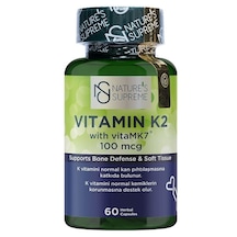 Natures Supreme Vitamin K2 100 Mcg 60 Kapsül Aromasiz