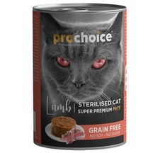 Prochoice Kuzulu Kısırlaştırılmış Pate Konserve Yetişkin Kedi Maması 400 G