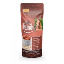 Pet's Family Pouch Somon Etli Yetişkin Kedi Maması 85 G